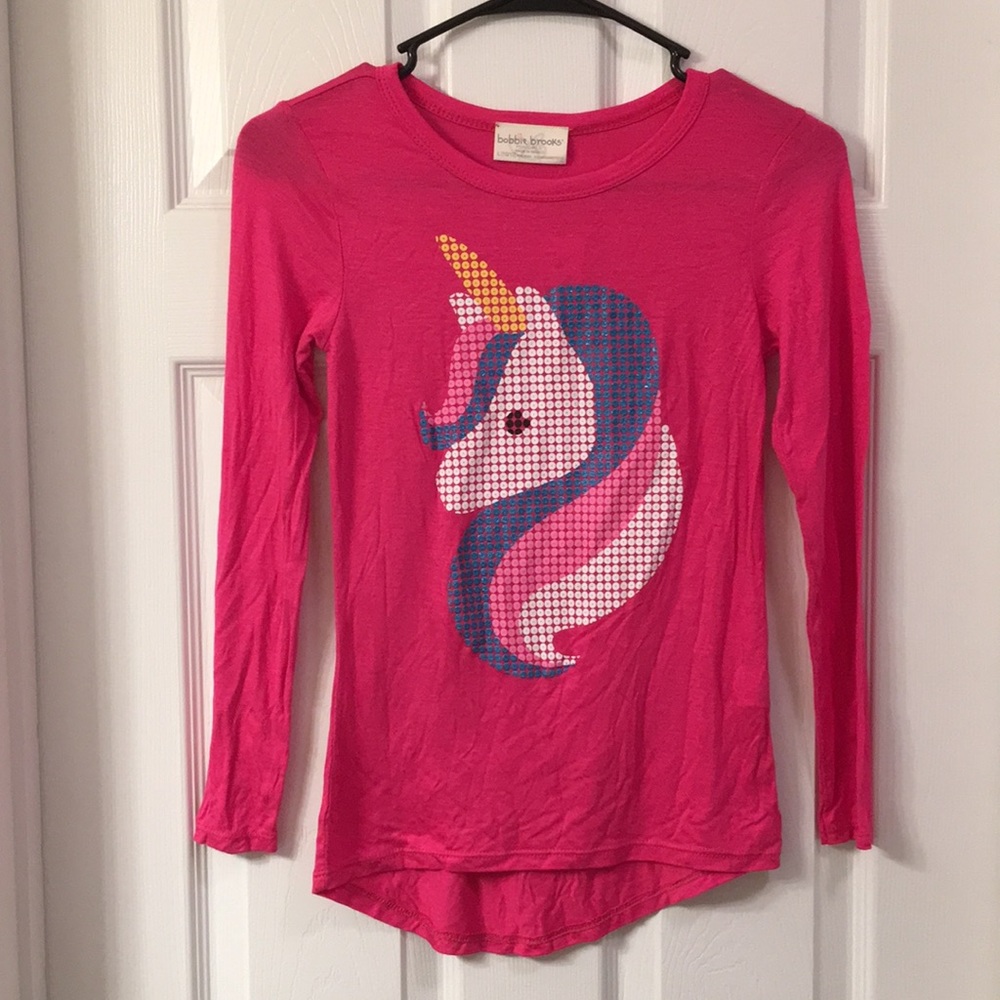 Girls unicorn shirt size 10/12
